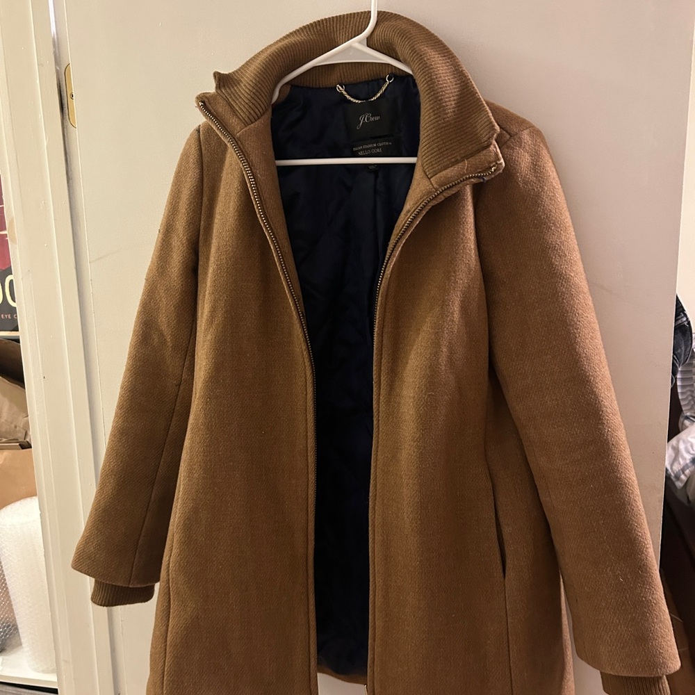 J. Crew Camel Brown Jacket - Italian Stadium Cloth